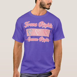 Camiseta Os Direitos Trans São A Bandeira De Direitos Human
