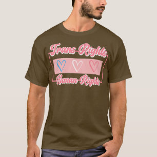 Camiseta Os Direitos Trans São A Bandeira De Direitos Human
