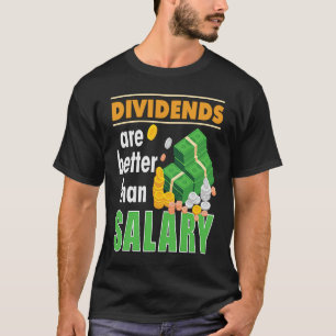 Camiseta Os Dividendos Comerciais Do Mercado De Valores Com