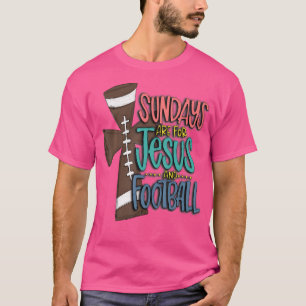 Camiseta Os Domingos São Para Jesus E Futebol