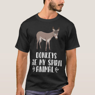 Camiseta Os Donkeys São O Meu Animal Espirituoso