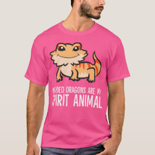 Camiseta Os Dragões-De-Barba São O Meu Pet Animal Espirituo