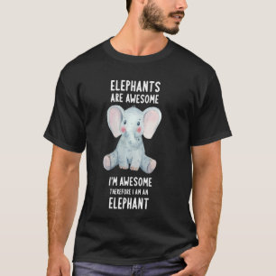 Camiseta Os Elefantes São Incríveis, Eu Sou Incrível, Por I