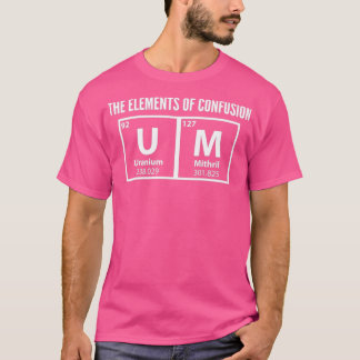 Camiseta Os Elementos Da Graduação De Confusão Citam Gif