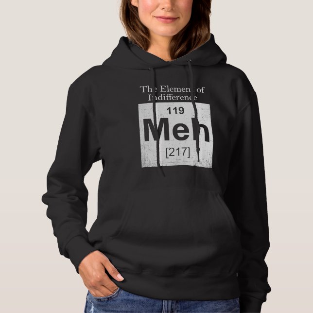 Camiseta Os Elementos Da Indiferença  Professor de Ciências (Frente)