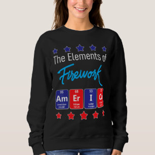 Camiseta Os Elementos Do Fireworks Merica Firework Diretor