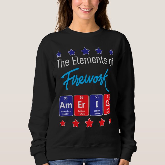 Camiseta Os Elementos Do Fireworks Merica Firework Diretor (Frente)