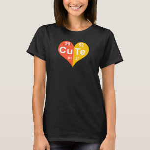 Camiseta Os elementos químicos bonitos fazem um químico