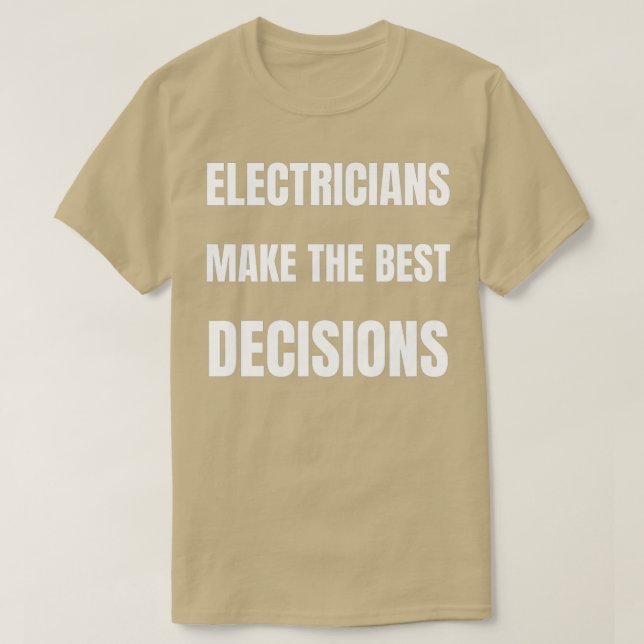 Camiseta Os eletrônicos tomam as melhores decisões (Frente do Design)