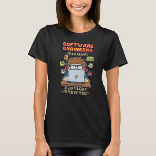 Camiseta Os Engenheiros De Software Irão Governar O Mundo A