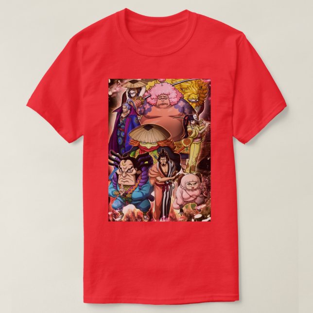 Camiseta Os Escapardos Vermelhos Uma Peça (Frente do Design)