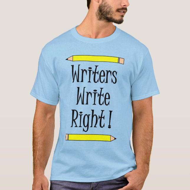 Camiseta Os Escritores Escrevem Direito (Frente)
