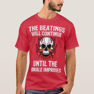 Camiseta Os espancamentos continuarão até a improvisação mo