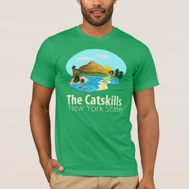 Camiseta Os Estados de Nova Iorque de CATSKILLS (Frente)