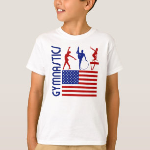 Camiseta Os Estados Unidos da ginástica