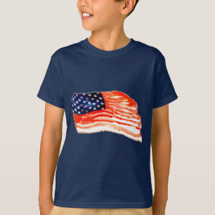 Camiseta Os Estados Unidos do bacon