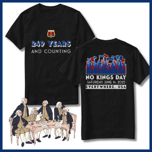 Camiseta Os Estados Unidos Não Têm Rei Protesto Dia 2025