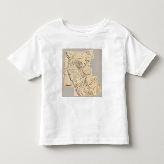 Camiseta Os Estados Unidos ocidentais compostos (Frente)