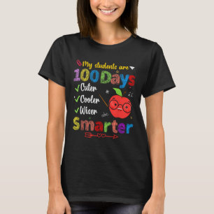 Camiseta Os Estudantes São 100 Dias Mais Inteligentes Que O