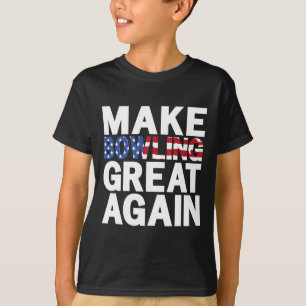 Camiseta Os Eua Patrióticos Fazem Boliche Novamente 1