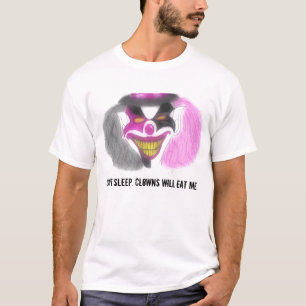 Camiseta os evilclowns, não podem dormir. Os palhaços