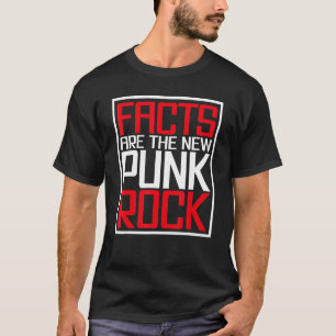 Camiseta Os Fatos São A Nova Pedra Do Punk