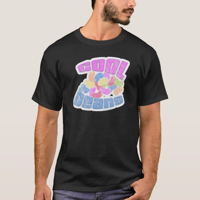 Camiseta Os feijões legal desvaneceram-se (Frente)