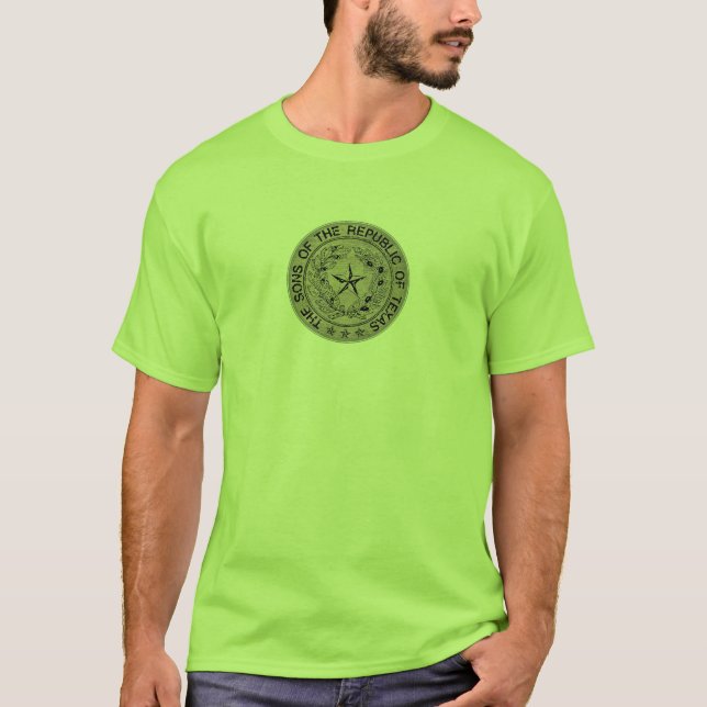Camiseta Os filhos da república de Texas (Frente)