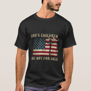 Camiseta Os Filhos De Deus Não São Para Venda De Bandeira C