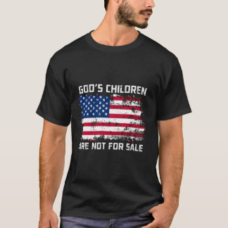 Camiseta Os Filhos De Deus Não São Para Venda De Bandeira P