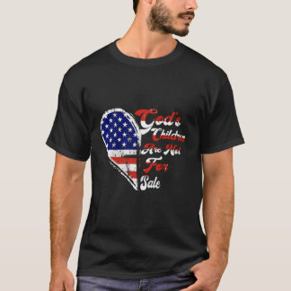 Camiseta Os Filhos De Deus Retro Não São Para Venda America