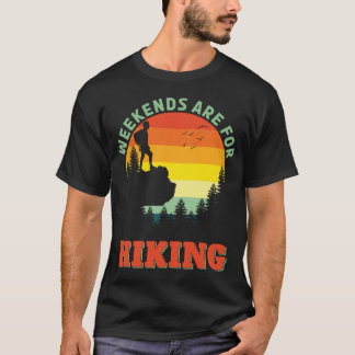 Camiseta Os Finais De Semana São Para A Aventura De Backpac