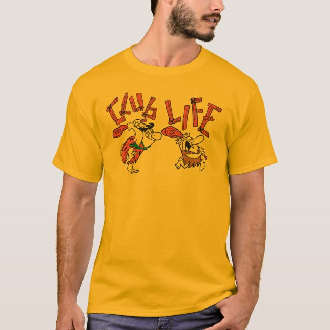Camiseta Os Flintstones | Fred & Barney - Club Life (Frente)