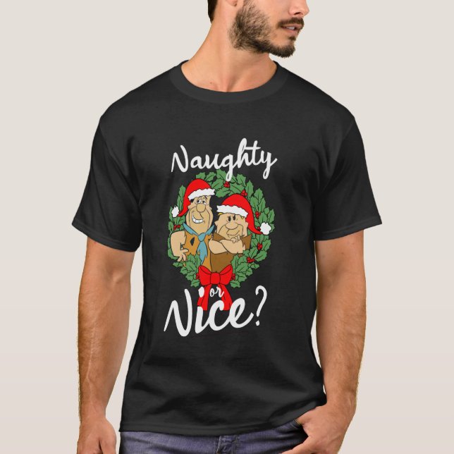 Camiseta Os Flintstones Fred E Barney Naughn Ou Ch Bonito (Frente)