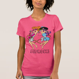 Camiseta Os Flintstones Wilma & estrelas do rock de Betty