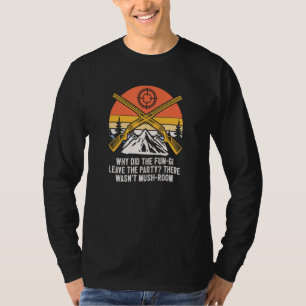 Camiseta Os Fungos Deixam a Festa Cogumelo Humor 1
