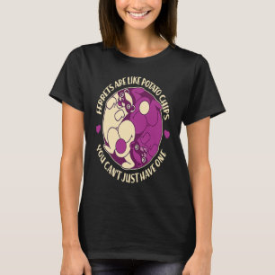 Camiseta Os furões são como batatas fritas que você não pod