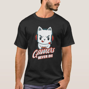 Camiseta Os Gamer Nunca Morrem Jogos Online Computador Vid