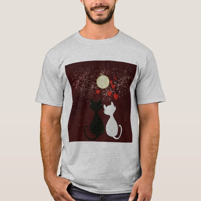 Camiseta Os gatos amam (Frente)