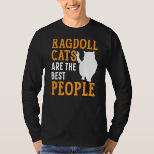 Camiseta Os Gatos De Ragdoll São O Melhor Gatinho Gatinho D