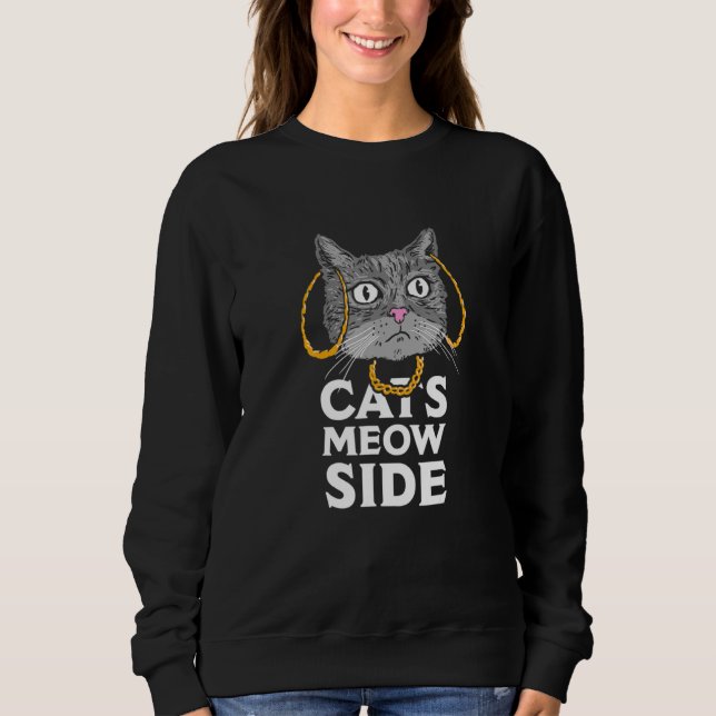 Camiseta Os Gatos Meow Side Me Dinheiro Fora De Como Arco D (Frente)