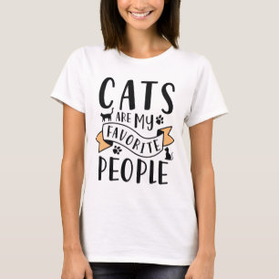 Camiseta Os Gatos São As Minhas Pessoas Favoritas