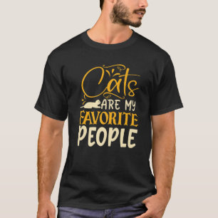 Camiseta Os Gatos São As Minhas Pessoas Favoritas. GATOS LA