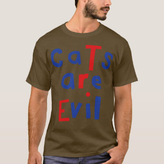 Camiseta Os Gatos São Coisas Engraçadas Por Mau