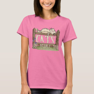 Camiseta Os gatos são pessoas demasiado