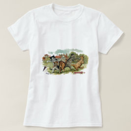 Camiseta Os gatos trocam perfuradores