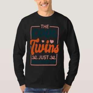 Camiseta Os Gêmeos Legais Acabaram de Aparecer Gêmeos Irmão