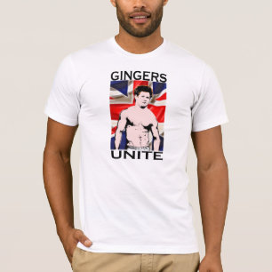 CAMISETA OS GENGIBRES UNEM O GENGIBRE REAL BRITÂNICO DO