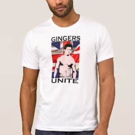 CAMISETA OS GENGIBRES UNEM O GENGIBRE REAL BRITÂNICO DO