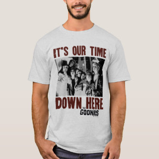 Camiseta Os Goonies "É o nosso tempo aqui em baixo"